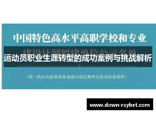 运动员职业生涯转型的成功案例与挑战解析